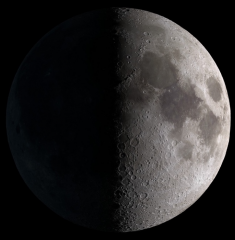 Picture - First Quarter Moon